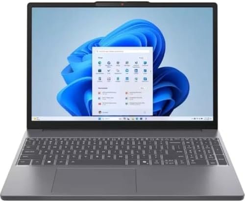 Lenovo IdeaPad Slim 3 15.3″ WUXGA Touchscreen Laptop, AMD Ryzen 7 8840HS, 16GB RAM 512GB PCIe SSD, Wi-Fi 6 USB-C Backlit Keyboard Webcam, Windows 11 Luna Gray